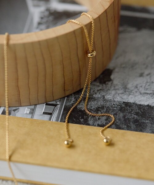 ear PAPILLONNER(イアパピヨネ)の「グリグリロングネックレス(ネックレス・レディース・シルバー/ゴールド・FREE)」の13枚目の写真