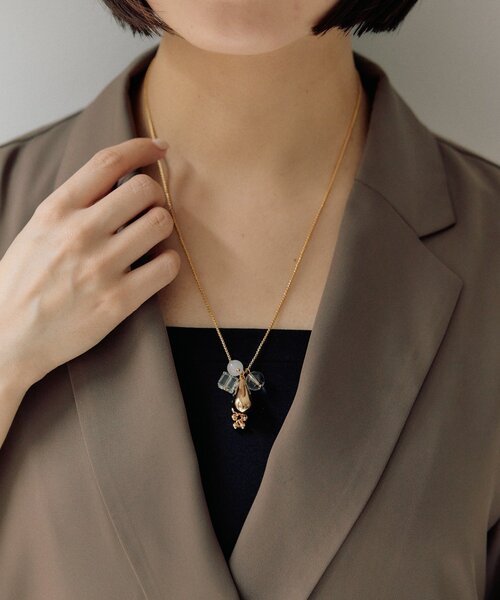 ear PAPILLONNER(イアパピヨネ)の「グリグリロングネックレス(ネックレス・レディース・シルバー/ゴールド・FREE)」の12枚目の写真