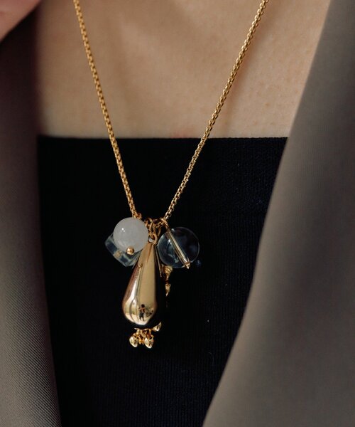 ear PAPILLONNER(イアパピヨネ)の「グリグリロングネックレス(ネックレス・レディース・シルバー/ゴールド・FREE)」の11枚目の写真