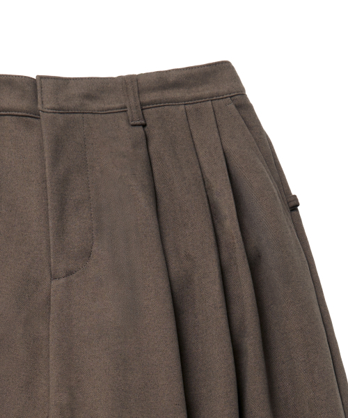 IDWS(アイドンワナセル)の「Void 4 Tuck Balloon Trouser Brown(スラックス・レディース・その他・0/1/2)」の5枚目の写真