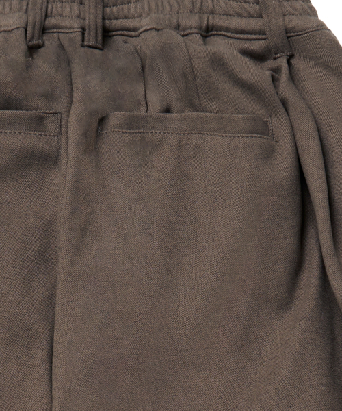 IDWS(アイドンワナセル)の「Void 4 Tuck Balloon Trouser Brown(スラックス・レディース・その他・0/1/2)」の6枚目の写真