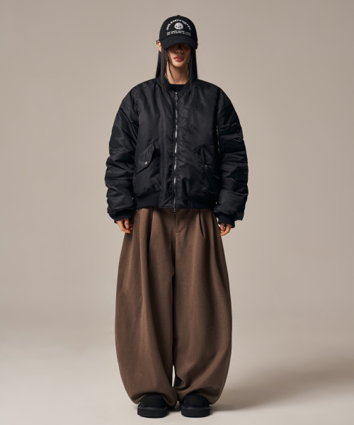 IDWS(アイドンワナセル)の「Void 4 Tuck Balloon Trouser Brown(スラックス・レディース・その他・0/1/2)」の10枚目の写真