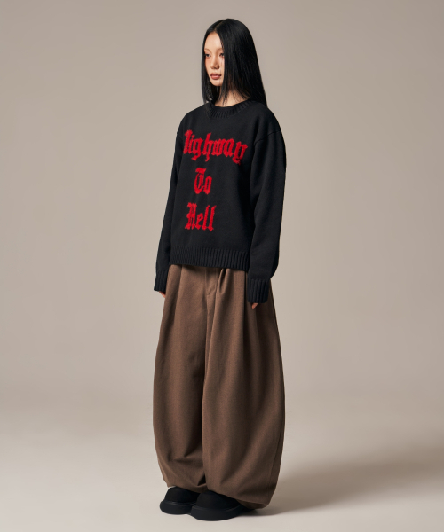 IDWS(アイドンワナセル)の「Void 4 Tuck Balloon Trouser Brown(スラックス・レディース・その他・0/1/2)」の12枚目の写真