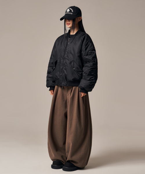 IDWS(アイドンワナセル)の「Void 4 Tuck Balloon Trouser Brown(スラックス・レディース・その他・0/1/2)」の14枚目の写真
