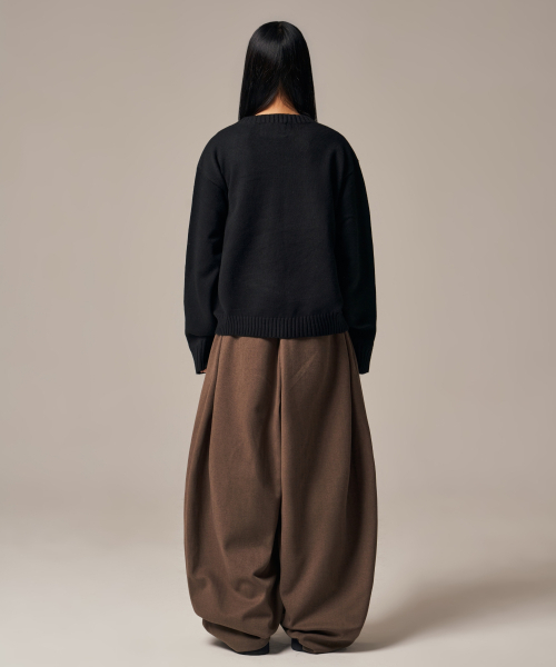 IDWS(アイドンワナセル)の「Void 4 Tuck Balloon Trouser Brown(スラックス・レディース・その他・0/1/2)」の16枚目の写真