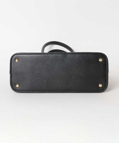 Elura（エルーラ）の「リュクスラインテープBAG　L/633011（ハンドバッグ・レディース・キャメル/ブラック・FREE）」の3枚目の写真