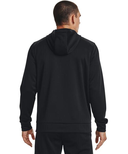 UNDER ARMOUR(アンダーアーマー)の「UAアーマーフリース フルジップ フーディー(トレーニング/メンズ)(スウェット・メンズ・ブラック・L/2XL/S/M/XL)」の2枚目の写真