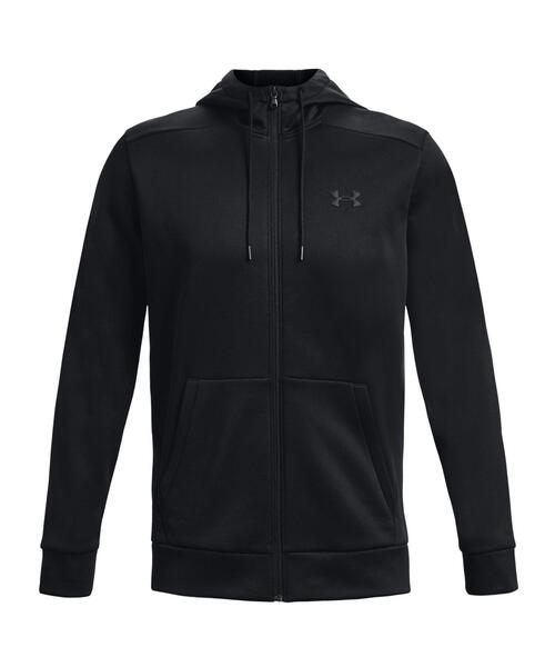 UNDER ARMOUR(アンダーアーマー)の「UAアーマーフリース フルジップ フーディー(トレーニング/メンズ)(スウェット・メンズ・ブラック・L/2XL/S/M/XL)」の5枚目の写真