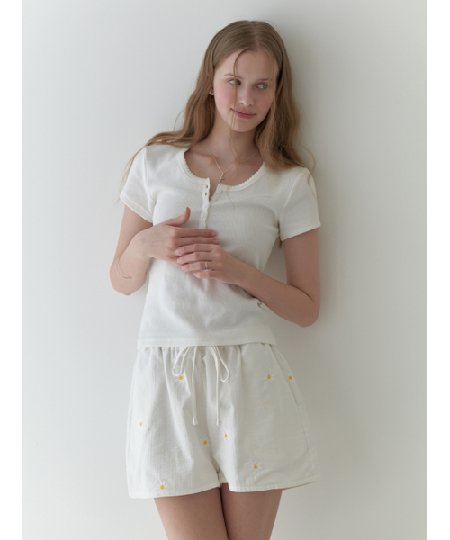 RE_L(リエル)の「Rudbeckia shorts (yellow flower)(その他パンツ・レディース・イエロー・SMALL/MEDIUM)」の5枚目の写真