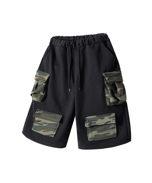 VENHIT（ベンヒット）の「ポイントカモポケットバミューダパンツ（その他パンツ・レディース・ブラック・MEDIUM/LARGE）」の2枚目の写真