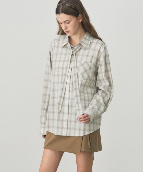 DRAWFIT WOMEN（ドローフィットウーマン）の「フロータータンチェックタイシャツ[PINK]（シャツ/ブラウス・レディース・その他・SMALL/MEDIUM）」の5枚目の写真