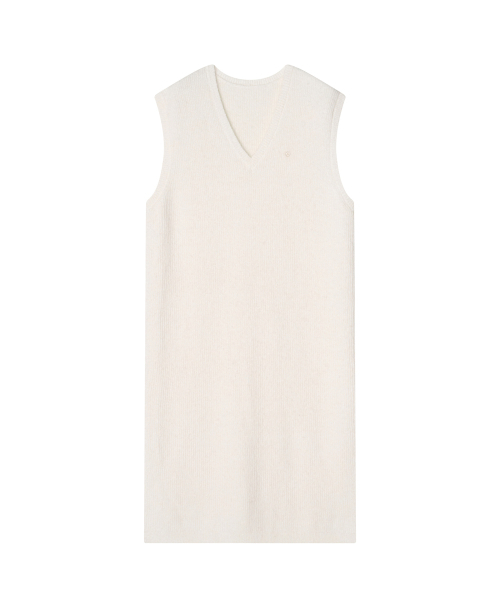 MAYVERU（メイバーユー）の「Volodina Knit Long Vest _ Ivory（ニット/セーター・レディース・その他・FREE）」の3枚目の写真