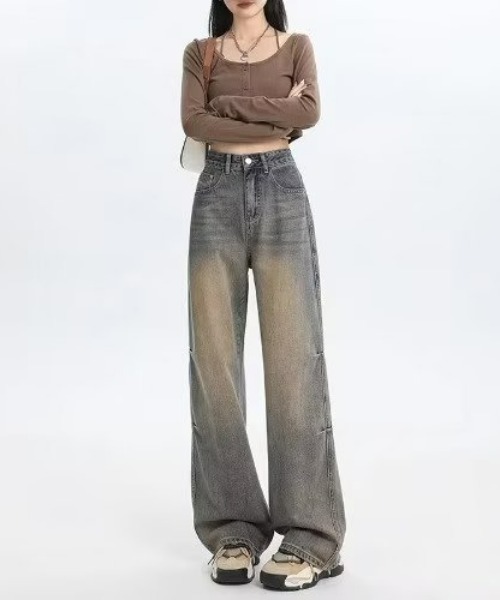 REBALANCE(リバランス)の「レトロストレートデニム(デニムパンツ・レディース・A・X-LARGE/LARGE/MEDIUM)」の2枚目の写真