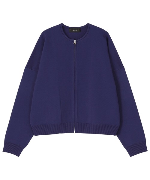 2023SS ZUCCa メッシュニットカーディガン M ネイビー zuccaニットカーディガン 2023SS ZUCCa メッシュニットカーディガン M