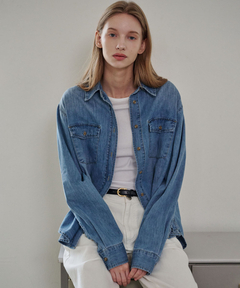 クロップドデニムトップス【MAISON SPECIAL/メゾンスペシャル】（T