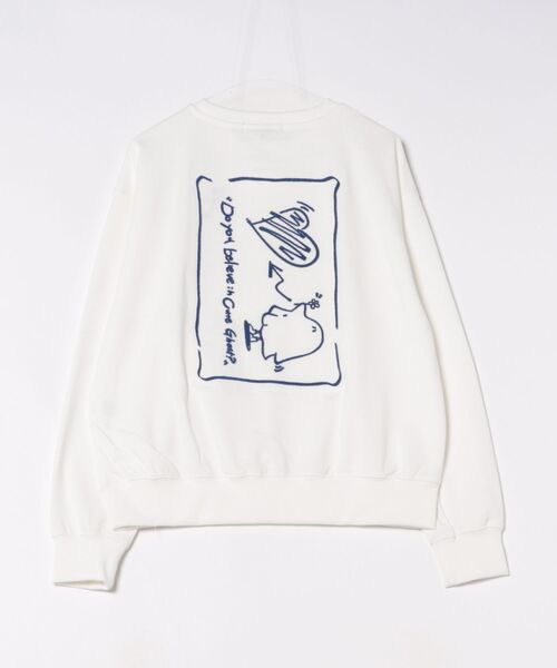 WESTSEA(ウエストシー)の「GHOST/ゴースト 裏毛 歯ブラシ刺繍 長袖トレーナー(スウェット・メンズ・ブラック/ホワイト・M/L)」の12枚目の写真