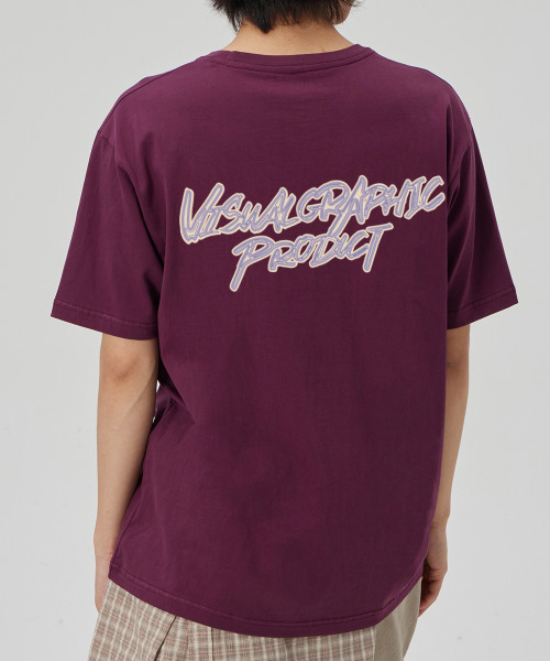 BY.L(バイエル)の「コンツアーグラフィティロゴ半袖Tシャツワイン(Tシャツ/カットソー・メンズ・その他・MEDIUM/LARGE/X-LARGE)」の4枚目の写真