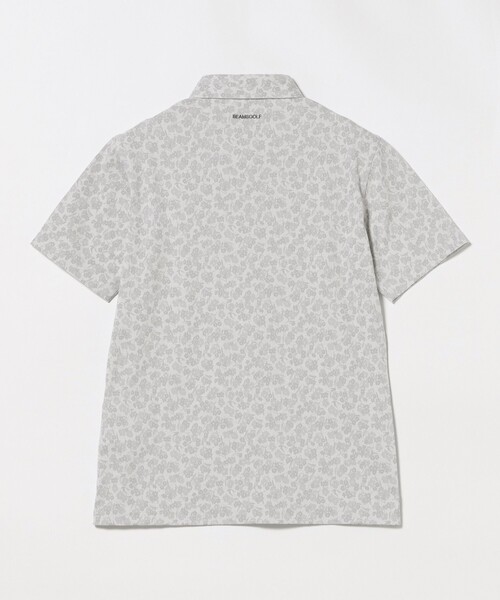 BEAMS GOLF(ビームスゴルフ)の「PURPLE LABEL / シャドーフラワー ジャカード ボタンダウンシャツ (接触冷感・吸水速乾・UVカット)(ポロシャツ・メンズ・ホワイト/ネイビー・MEDIUM/LARGE/X-LARGE/SMALL)」の15枚目の写真