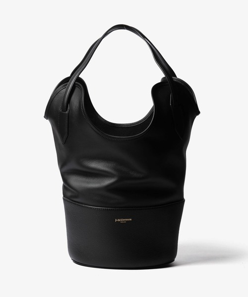 J&M Davidson(ジェイアンドエムデヴィッドソン)の「J&M DAVIDSON SMALL RAY BUCKET ジェイアンドエムデヴィッドソン スモールレイ バケット ショルダーバッグ(ショルダーバッグ・レディース・グレー系1/ブラック・FREE)」の11枚目の写真