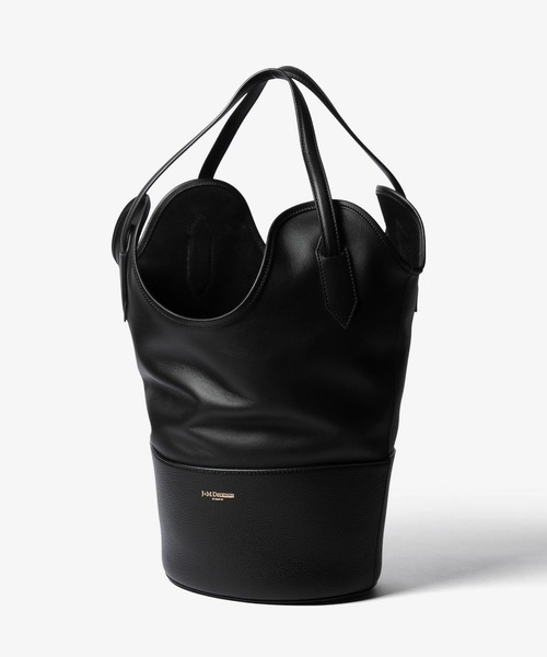 J&M Davidson(ジェイアンドエムデヴィッドソン)の「J&M DAVIDSON SMALL RAY BUCKET ジェイアンドエムデヴィッドソン スモールレイ バケット ショルダーバッグ(ショルダーバッグ・レディース・グレー系1/ブラック・FREE)」の12枚目の写真