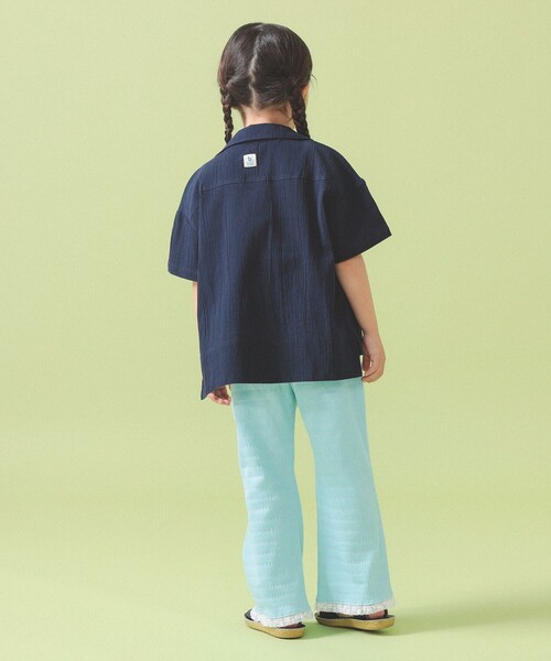 こども ビームス（コドモビームス）の「裾レース フレア パンツ 2026SS（90～140cm）（その他パンツ・キッズ・チャコールグレー/サックスブルー・90/130/140/100/110/120）」の16枚目の写真