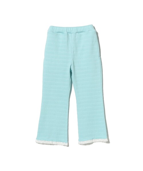 こども ビームス（コドモビームス）の「裾レース フレア パンツ 2026SS（90～140cm）（その他パンツ・キッズ・チャコールグレー/サックスブルー・90/130/140/100/110/120）」の6枚目の写真