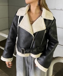 non-hedge（ノンヘッジ）の「ボアライダースジャケット（ライダースジャケット）」