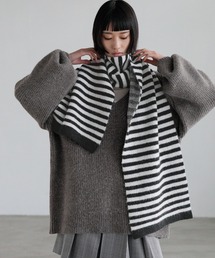 LOWRYS FARM | ボーダーストール　640616(ストール/ショール)