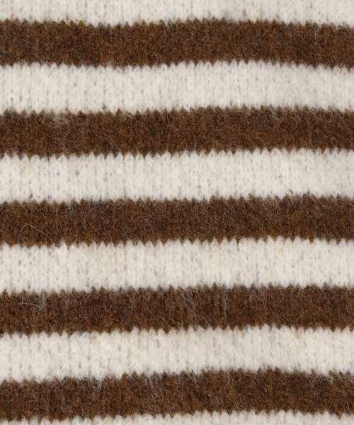 LOWRYS FARM（ローリーズファーム）の「ボーダーストール　640616（ストール/ショール・レディース・ブラック/ブラウン・FREE）」の9枚目の写真