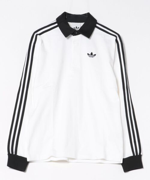 adidas M 3ST RUGBY LS POLO лонгслив-поло KE3575 белый