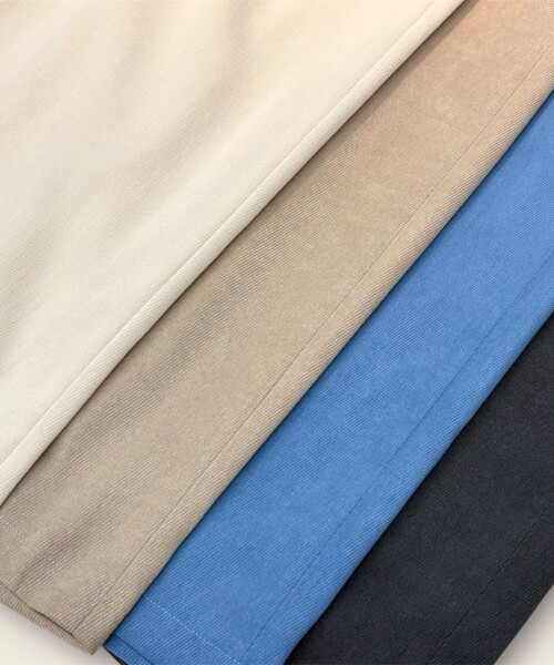 fredy emue（フレディエミュ）の「シルキーウォームセミワイドイージーパンツ（その他パンツ・レディース・チャコールグレー/ベージュ/オフホワイト/ブルー・36/38）」の20枚目の写真