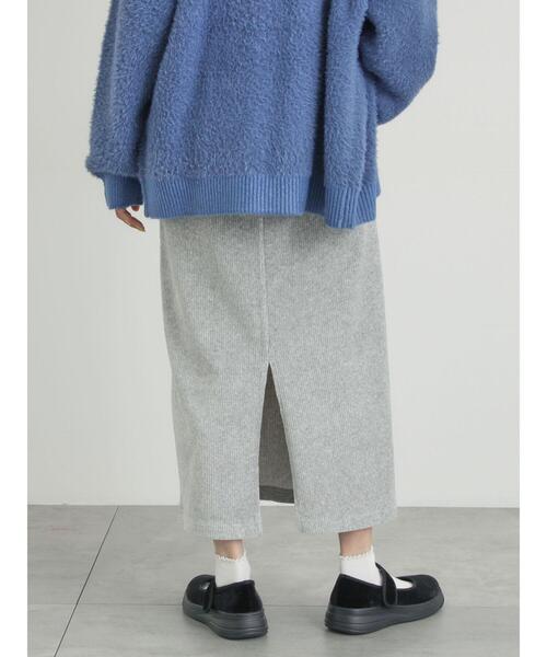 Samansa Mos2(サマンサ モスモス)の「カットコーデュロイナロースカート(スカート・レディース・クリーム/グレー/ブラック・F)」の5枚目の写真