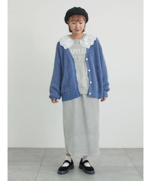 Samansa Mos2(サマンサ モスモス)の「カットコーデュロイナロースカート(スカート・レディース・クリーム/グレー/ブラック・F)」の6枚目の写真