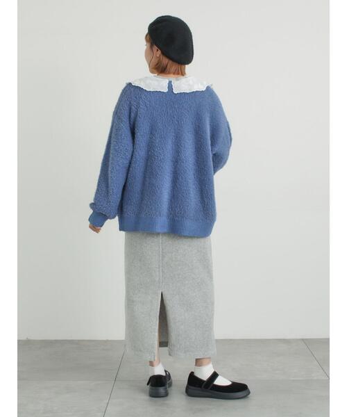 Samansa Mos2(サマンサ モスモス)の「カットコーデュロイナロースカート(スカート・レディース・クリーム/グレー/ブラック・F)」の7枚目の写真