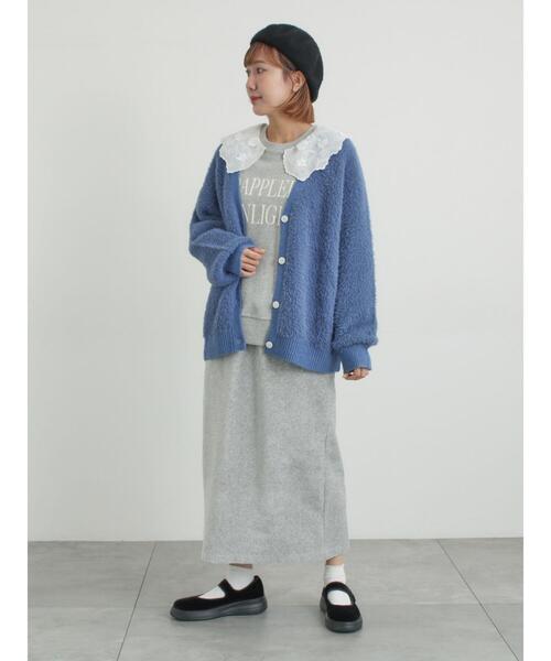 Samansa Mos2(サマンサ モスモス)の「カットコーデュロイナロースカート(スカート・レディース・クリーム/グレー/ブラック・F)」の8枚目の写真