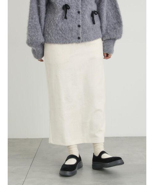 Samansa Mos2(サマンサ モスモス)の「カットコーデュロイナロースカート(スカート・レディース・クリーム/グレー/ブラック・F)」の13枚目の写真