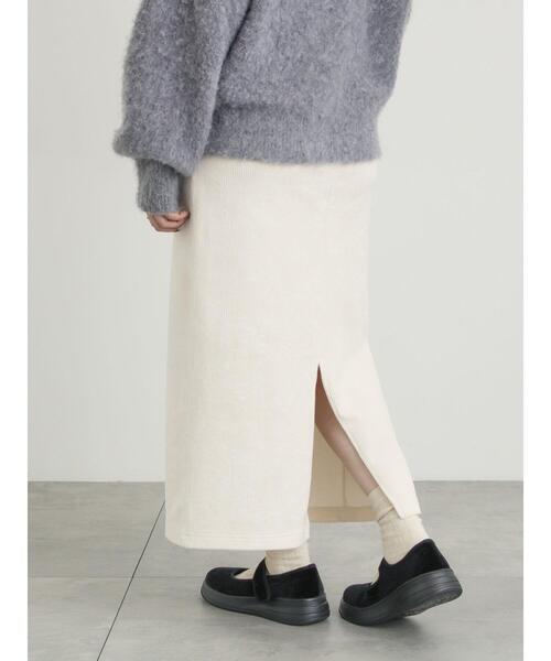 Samansa Mos2(サマンサ モスモス)の「カットコーデュロイナロースカート(スカート・レディース・クリーム/グレー/ブラック・F)」の15枚目の写真