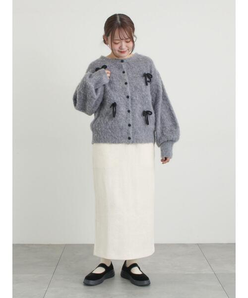 Samansa Mos2(サマンサ モスモス)の「カットコーデュロイナロースカート(スカート・レディース・クリーム/グレー/ブラック・F)」の16枚目の写真