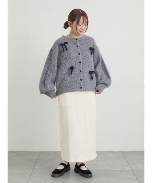 Samansa Mos2(サマンサ モスモス)の「カットコーデュロイナロースカート(スカート・レディース・クリーム/グレー/ブラック・F)」の17枚目の写真