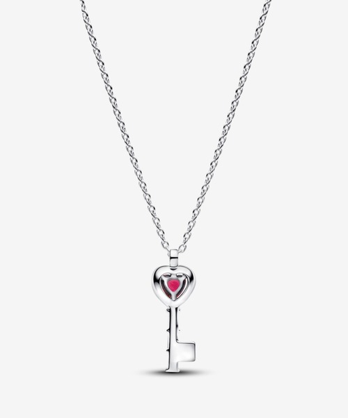 PANDORA（パンドラ）の「エレベイテッド ハート キー コリエ ネックレス（ネックレス・レディース・シルバー・45cm）」の3枚目の写真