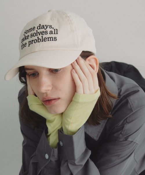 Auntie Rosa Holiday（アンティローザホリデー）の「somedayシシュウロゴCAP（キャップ・レディース・ブラウン/アイボリー/ブラック・FREE）」の10枚目の写真