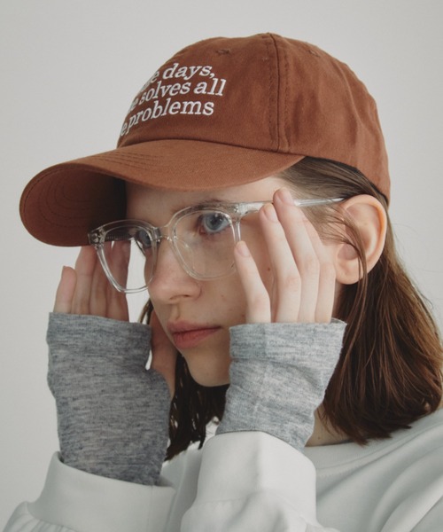 Auntie Rosa Holiday（アンティローザホリデー）の「somedayシシュウロゴCAP（キャップ・レディース・ブラウン/アイボリー/ブラック・FREE）」の7枚目の写真