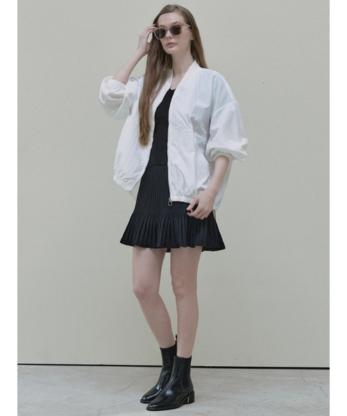 AVANT-G(アバン)の「Nylon Oversized Jumper - white(ナイロンジャケット・レディース・その他・FREE)」の3枚目の写真