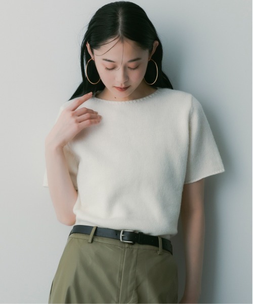 SERENO(セレーノ)の「ウールニットプルオーバー(ニット/セーター・レディース・ホワイト/ダークブラウン/ベージュ/グレー・ONESIZE)」の14枚目の写真