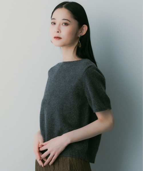 SERENO(セレーノ)の「ウールニットプルオーバー(ニット/セーター・レディース・ホワイト/ダークブラウン/ベージュ/グレー・ONESIZE)」の19枚目の写真