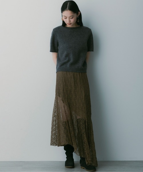 SERENO(セレーノ)の「ウールニットプルオーバー(ニット/セーター・レディース・ホワイト/ダークブラウン/ベージュ/グレー・ONESIZE)」の22枚目の写真