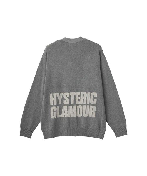 HYSTERIC GLAMOUR（ヒステリックグラマー）の「GUITAR GIRL編込 カーディガン（カーディガン/ボレロ・メンズ・グリーン/ブラック/トップグレー・X-LARGE/LARGE/MEDIUM/SMALL）」の5枚目の写真