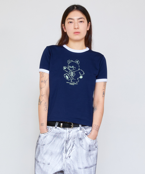 LMCの「WM ベア リンガー TEE ネイビー(Tシャツ/カットソー・レディース・その他・S/M)」の1枚目の写真