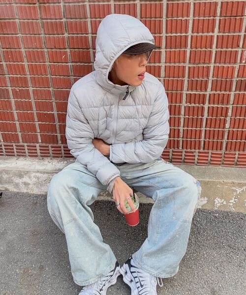 LMCの「OVAL GLOBE LIGHT WEIGHT HOODED DOWN JACKET black（ダウンジャケット/コート・レディース・その他・M/L/S/XL）」の19枚目の写真