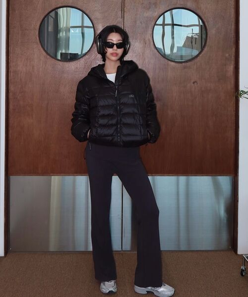 LMCの「OVAL GLOBE LIGHT WEIGHT HOODED DOWN JACKET black（ダウンジャケット/コート・レディース・その他・M/L/S/XL）」の22枚目の写真